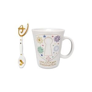 Disney Coffee Mug with Spoon Unlock your imagination